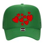 OTTO Cap 5 Panel High Crown Mesh Back Trucker Hat Thumbnail