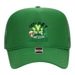OTTO Cap 5 Panel High Crown Mesh Back Trucker Hat Thumbnail