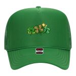 OTTO Cap 5 Panel High Crown Mesh Back Trucker Hat Thumbnail