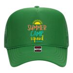 OTTO Cap 5 Panel High Crown Mesh Back Trucker Hat Thumbnail