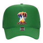 OTTO Cap 5 Panel High Crown Mesh Back Trucker Hat Thumbnail