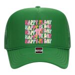 OTTO Cap 5 Panel High Crown Mesh Back Trucker Hat Thumbnail