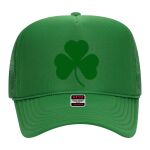 OTTO Cap 5 Panel High Crown Mesh Back Trucker Hat Thumbnail
