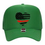OTTO Cap 5 Panel High Crown Mesh Back Trucker Hat Thumbnail