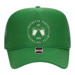 OTTO Cap 5 Panel High Crown Mesh Back Trucker Hat Thumbnail