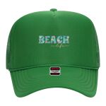 OTTO Cap 5 Panel High Crown Mesh Back Trucker Hat Thumbnail