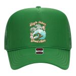 OTTO Cap 5 Panel High Crown Mesh Back Trucker Hat Thumbnail