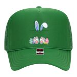 OTTO Cap 5 Panel High Crown Mesh Back Trucker Hat Thumbnail