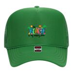 OTTO Cap 5 Panel High Crown Mesh Back Trucker Hat Thumbnail