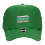 OTTO Cap 5 Panel High Crown Mesh Back Trucker Hat Thumbnail