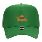OTTO Cap 5 Panel High Crown Mesh Back Trucker Hat Thumbnail