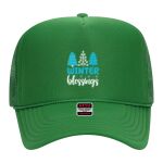 OTTO Cap 5 Panel High Crown Mesh Back Trucker Hat Thumbnail