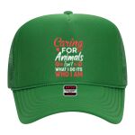 OTTO Cap 5 Panel High Crown Mesh Back Trucker Hat Thumbnail