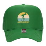 OTTO Cap 5 Panel High Crown Mesh Back Trucker Hat Thumbnail