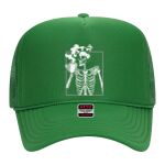 OTTO Cap 5 Panel High Crown Mesh Back Trucker Hat Thumbnail