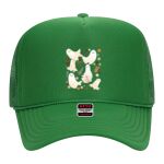 OTTO Cap 5 Panel High Crown Mesh Back Trucker Hat Thumbnail