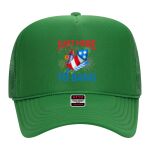 OTTO Cap 5 Panel High Crown Mesh Back Trucker Hat Thumbnail