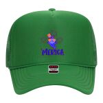 OTTO Cap 5 Panel High Crown Mesh Back Trucker Hat Thumbnail
