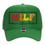 OTTO Cap 5 Panel High Crown Mesh Back Trucker Hat Thumbnail