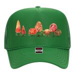 OTTO Cap 5 Panel High Crown Mesh Back Trucker Hat Thumbnail