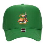 OTTO Cap 5 Panel High Crown Mesh Back Trucker Hat Thumbnail