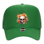 OTTO Cap 5 Panel High Crown Mesh Back Trucker Hat Thumbnail