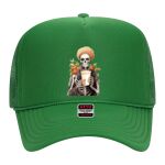 OTTO Cap 5 Panel High Crown Mesh Back Trucker Hat Thumbnail