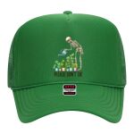 OTTO Cap 5 Panel High Crown Mesh Back Trucker Hat Thumbnail