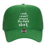 OTTO Cap 5 Panel High Crown Mesh Back Trucker Hat Thumbnail
