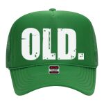 OTTO Cap 5 Panel High Crown Mesh Back Trucker Hat Thumbnail