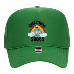 OTTO Cap 5 Panel High Crown Mesh Back Trucker Hat Thumbnail