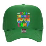 OTTO Cap 5 Panel High Crown Mesh Back Trucker Hat Thumbnail