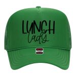 OTTO Cap 5 Panel High Crown Mesh Back Trucker Hat Thumbnail