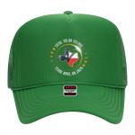 OTTO Cap 5 Panel High Crown Mesh Back Trucker Hat Thumbnail