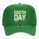 OTTO Cap 5 Panel High Crown Mesh Back Trucker Hat Thumbnail