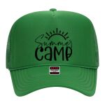 OTTO Cap 5 Panel High Crown Mesh Back Trucker Hat Thumbnail