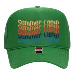 OTTO Cap 5 Panel High Crown Mesh Back Trucker Hat Thumbnail