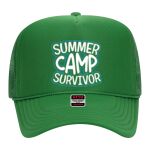 OTTO Cap 5 Panel High Crown Mesh Back Trucker Hat Thumbnail