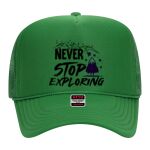OTTO Cap 5 Panel High Crown Mesh Back Trucker Hat Thumbnail