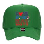 OTTO Cap 5 Panel High Crown Mesh Back Trucker Hat Thumbnail