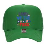 OTTO Cap 5 Panel High Crown Mesh Back Trucker Hat Thumbnail
