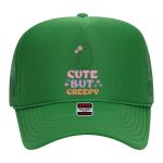 OTTO Cap 5 Panel High Crown Mesh Back Trucker Hat Thumbnail