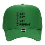 OTTO Cap 5 Panel High Crown Mesh Back Trucker Hat Thumbnail