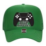 OTTO Cap 5 Panel High Crown Mesh Back Trucker Hat Thumbnail