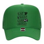 OTTO Cap 5 Panel High Crown Mesh Back Trucker Hat Thumbnail