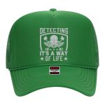 OTTO Cap 5 Panel High Crown Mesh Back Trucker Hat Thumbnail