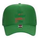 OTTO Cap 5 Panel High Crown Mesh Back Trucker Hat Thumbnail