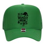 OTTO Cap 5 Panel High Crown Mesh Back Trucker Hat Thumbnail