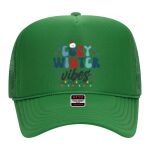 OTTO Cap 5 Panel High Crown Mesh Back Trucker Hat Thumbnail