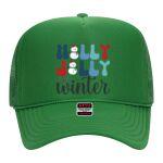 OTTO Cap 5 Panel High Crown Mesh Back Trucker Hat Thumbnail